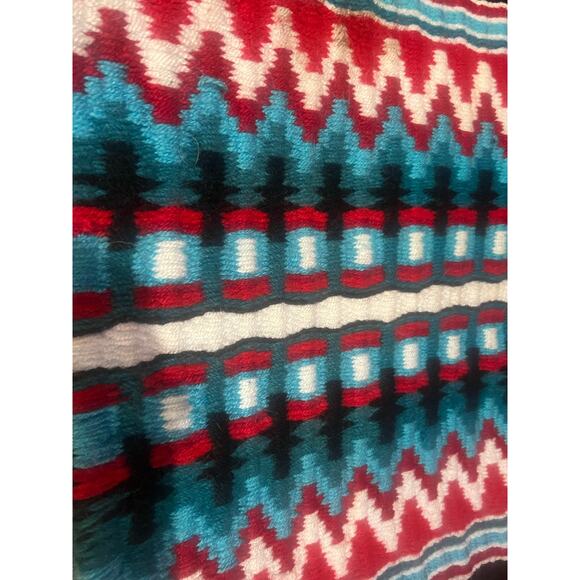 Show Stoppin Ranch Show Pad 34x38.5 Red, Turquoise, Black Horse Western - Picture 9 of 10